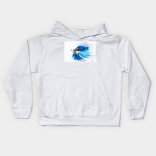 Phthalo Fish Tail Kids Hoodie